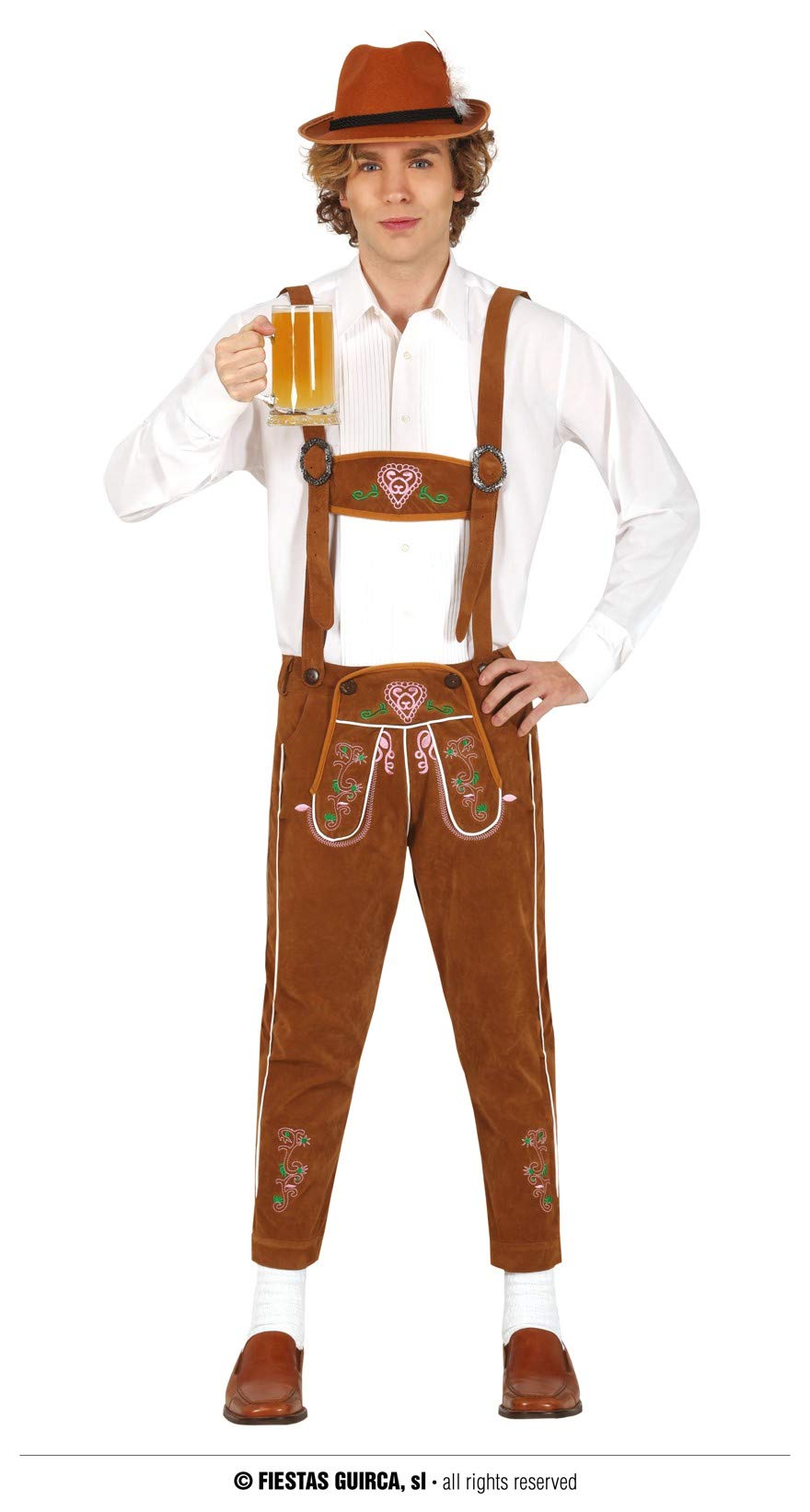 FIESTAS GUIRCA Oktoberfest Fancy Dress Costume Adult Man Size Medium