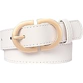 XILTAEN Women's Belts for Jeans Pants Fashion Ladies Leather Dress Waist Belt with Gold Buckle