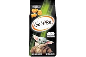 Goldfishs Crackers, Star War Mandalorians Cheddar Crackers, 6.6 oz. bag w/JS REDHOK DEALZ Sticker