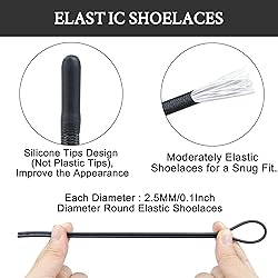 Endoto 2 Pairs Elastic Shoelaces for ON Cloud 5 & 6