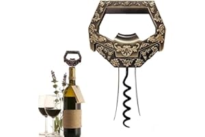 3 in 1 Two Prong Wine Opener & Cork Remover, Gentleman Luxury Wine Corkscrew, It Can Remove The Older and Fragile Wine Corks 