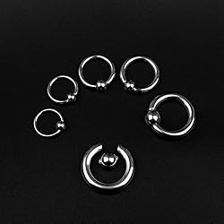 Linkning 30PCS Septum Rings Acrylic C Shape Buffalo