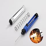 Dolaso Desoldering Pump Blue Solder Sucker Metal Housing Teflon Tip Electronic view 5