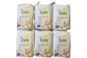 İpek Baby Large Cotton Pads Dry Square White (Classic 360-count)