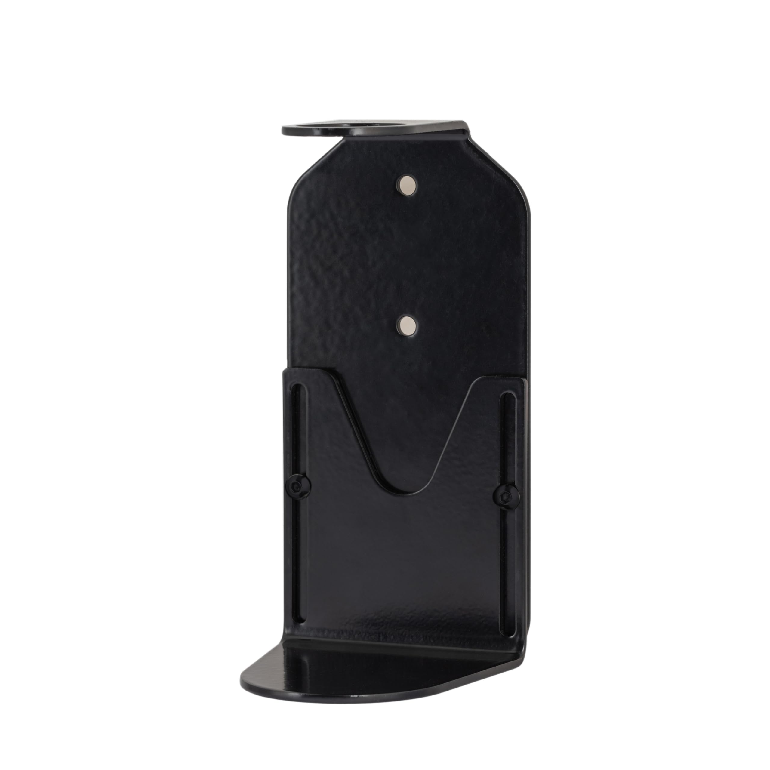 Kuishi Soap Dispenser Bracket - Wall Mounted Soap Bottle Holder, Stainless Steel Holder for 250–500ml Bottles, Kitchen & Bathroom, Black, Single (Bottle Not Included) — image 1