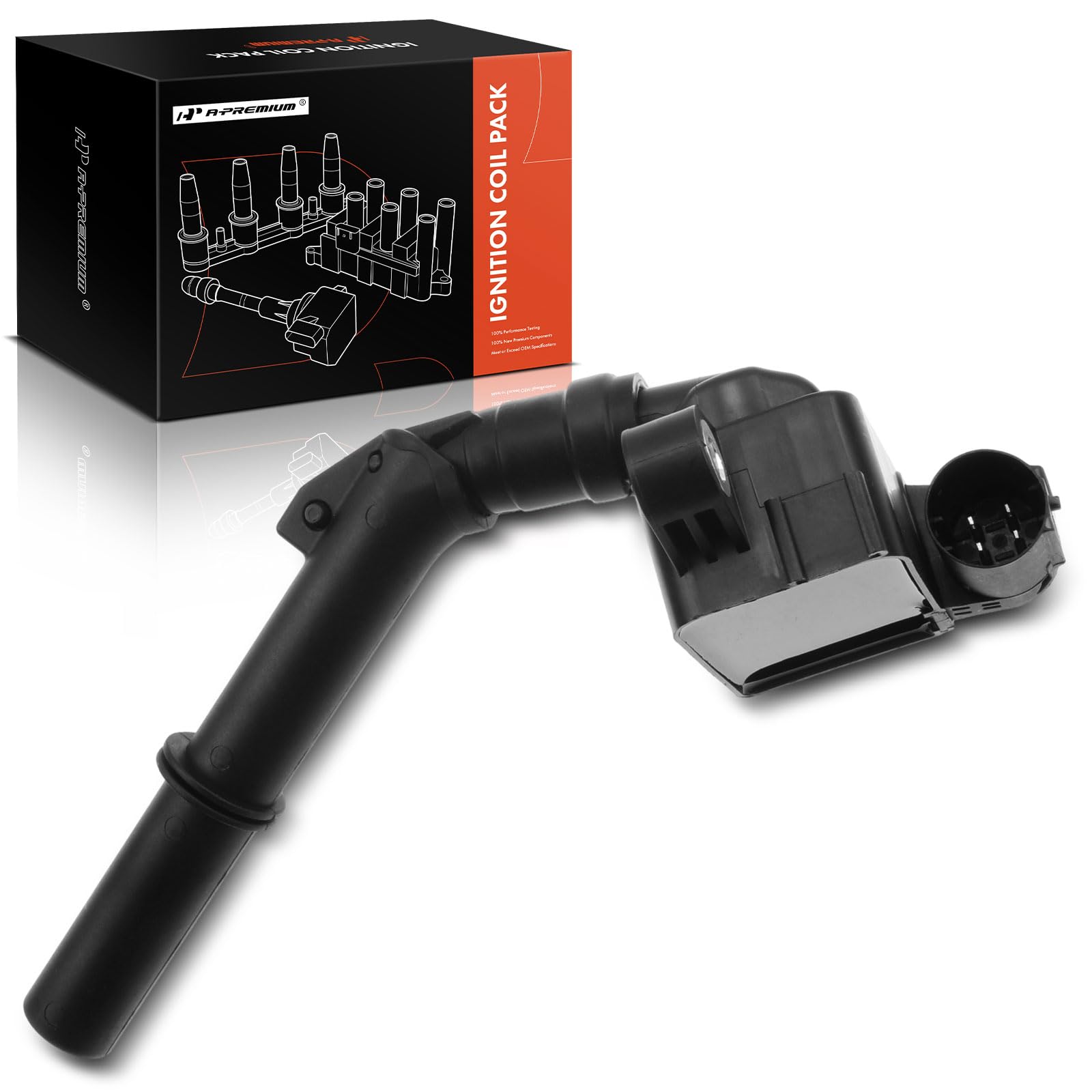 Photo 1 of A-Premium Ignition Coil Compatible with Mercedes-Benz C300 C350 CL550 CLS550 E300 E350 E400 E550 GL450 GLK350 GLS550 ML350 ML550 SL500 SLK350