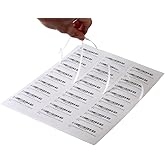 [100 Sheet, 3000 Labels] Address Mailing Shipping Amazon FBA Barcode Labels 1 x 2 5/8 30 Per Sheet for Laser/Inkjet Printer, 30-up