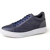 VELZANI Ravi Men’s Invisible Elevator Shoes – Gain 3.15” (8 cm) Height – Genuine Leather Ravi – Sporty Royal Sneaker – Inches Taller