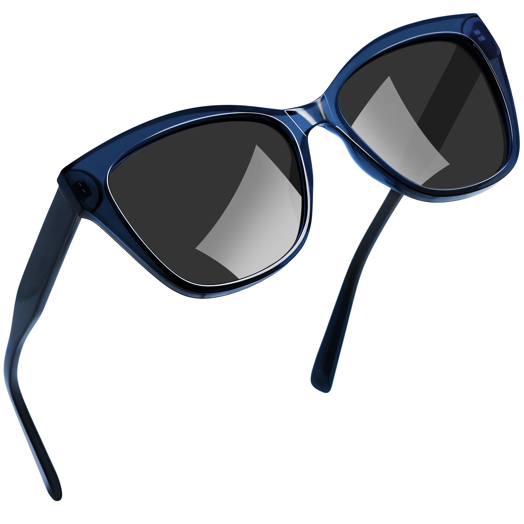 Photo 1 of Joopin Acetate Cat Eye Sunglasses for Women Polarized, Blue Sun Glasses UV400 Protection Trendy Cateye Ladies Sunnies