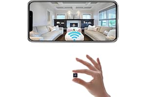 LMQPT Mini Wireless Camera Home Security cámaras Indoor/Outdoor Cam 1080P HD Small Smart WiFi House Cameras Micro House Nanny Cams Battery-Powered with Motion Detection and Clear Night Vision Baby Monitor