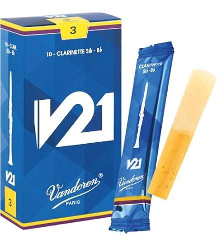 Vandoren Traditional Bb Clarinet Reeds Strength 3 - Box Of 50 Professional Reeds