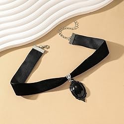 PINCHUAN 1PCS Black Choker Necklace for Women