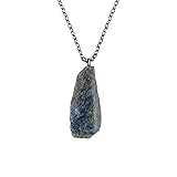 TGH Raw Blue Sapphire Stone Pendant
