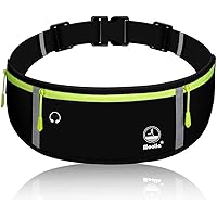 Running Belt, Fanny Pack for Women Men, Water Resistant Waist Pack, Runners Belt for Hiking Fitness Travel - Adjustable…
