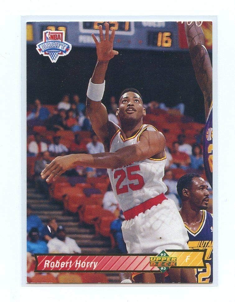 1992 93 Upper Deck 7 Robert Horry Houston Rockets Rookie Card Mint 