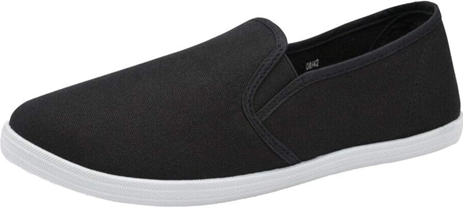 mens slip on canvas summer shoes