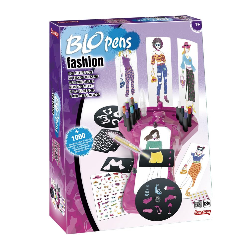 Lansay Blopens Fashion - My Fashion Studio - Drawings and Colouring - from 7 Years
