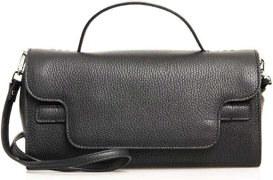 Amazon ザネラート バッグ レディース 2wayハンド ショルダーバッグ ブラック Nina Slim Daily 6701 18 02 Nero 並行輸入品 ハンドバッグ