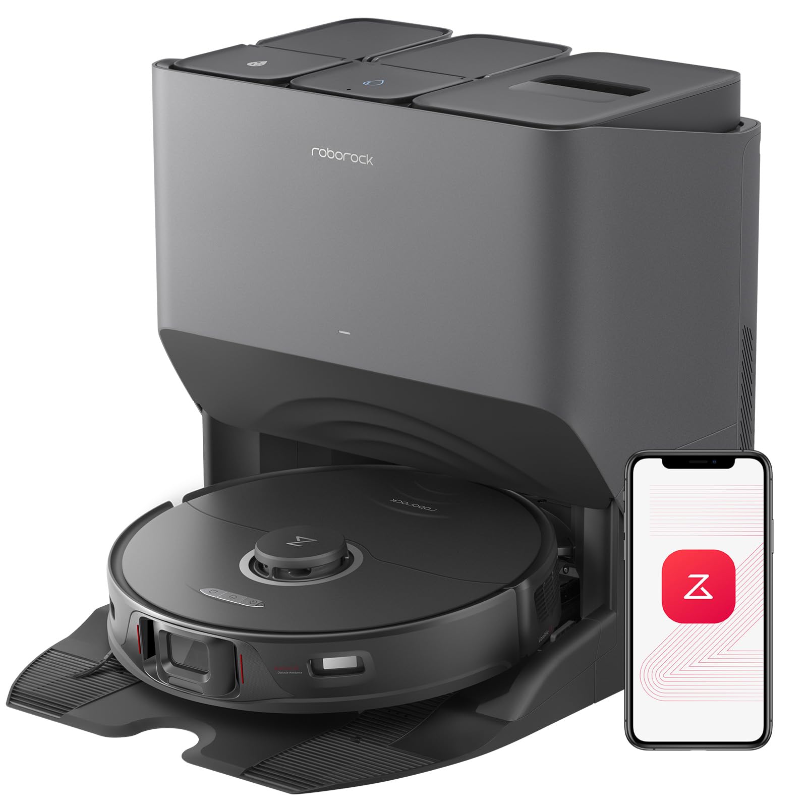 Photo 1 of ********FINAL SALE - NO RETURNS********* roborock S8 Pro Ultra Robot Vacuum and Mop, Auto Drying, Auto Mop Washing, Self Emptying, Self Refilling, Liftable Dual Brush & Sonic Mop, 6000Pa Suction, Obstacle Avoidance(RockDock Ultra Series)