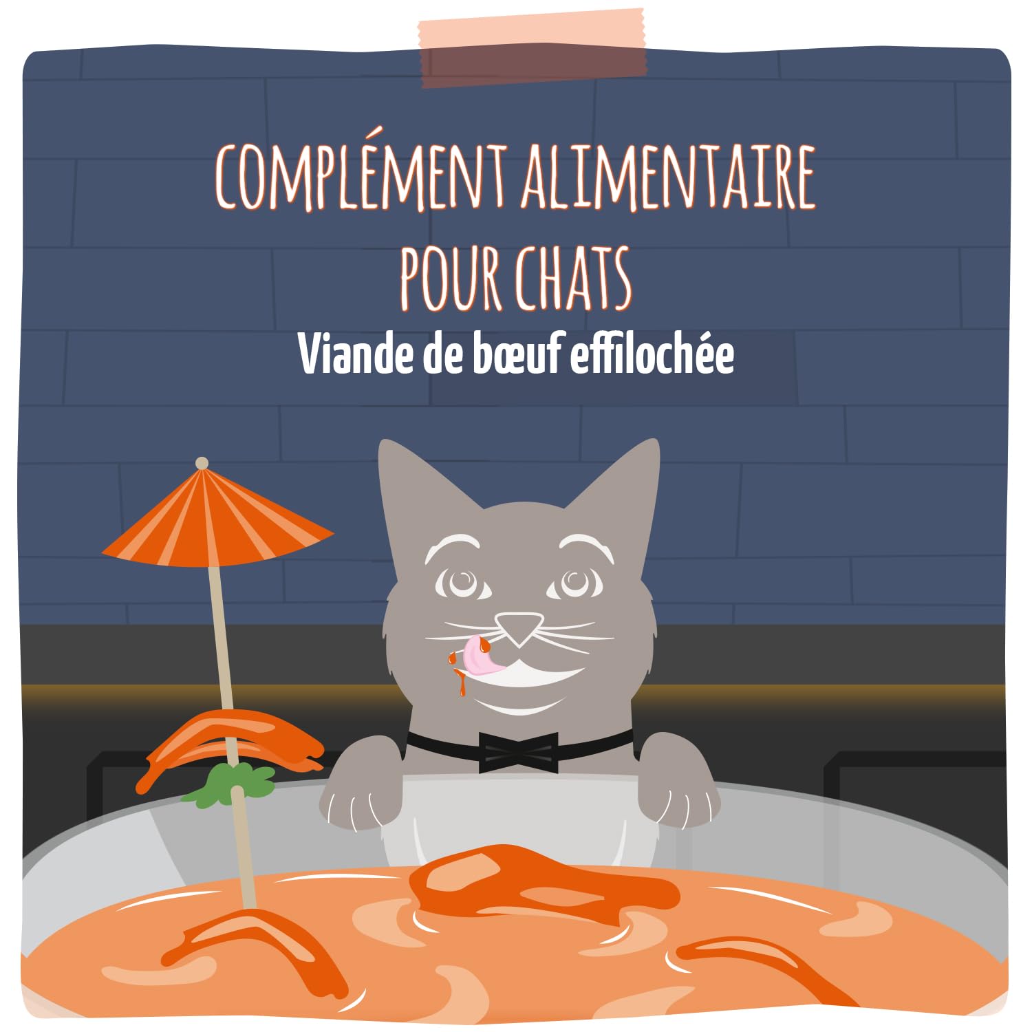 MjAMjAM - Leckerer Drink für Katzen - Cocktails - Gezupftes Rindfleisch, 20er Pack (20x40), getreidefrei 5