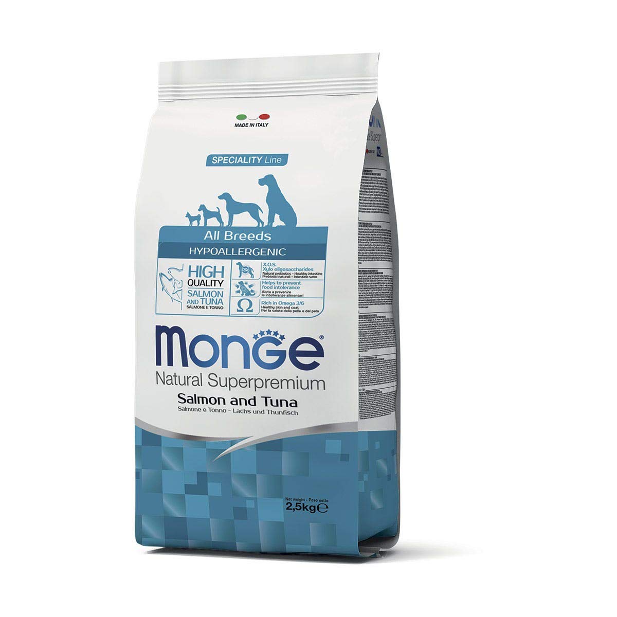 Monge Natural Superpremium Hypoallergenic Single Protein Dry Dog Food