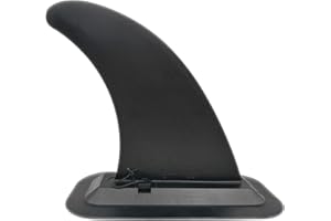 Anfyko Paddle Board Fin 9" Paddleboard Fin Repalcement Universal, No-Tool Installation, Durable Single Center Fin for Most Inflatable SUPs, Surfboard, Stand-up Paddle Board, Longboard...