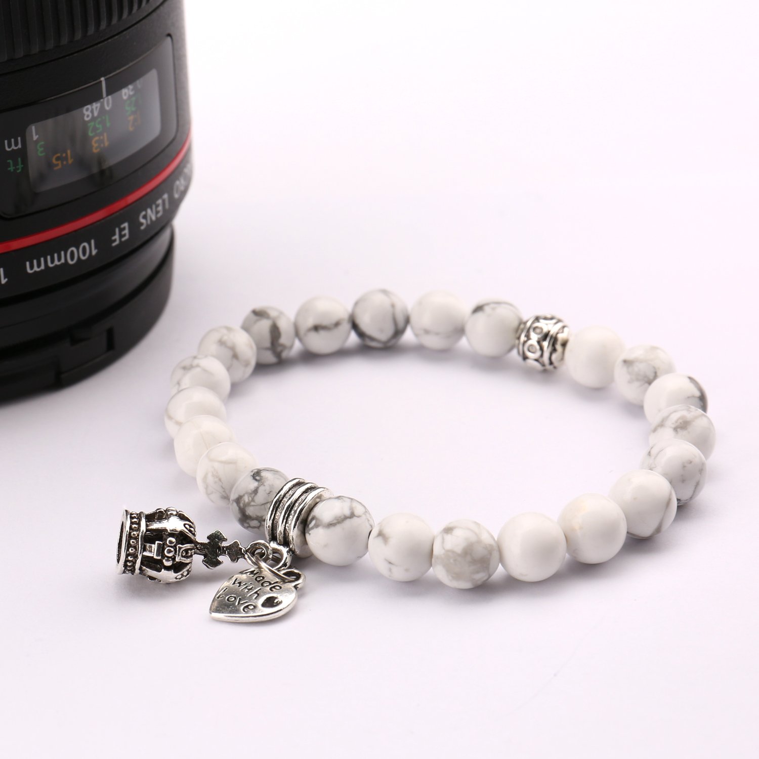 Beads Bracelet,UHIBROS Crown with \