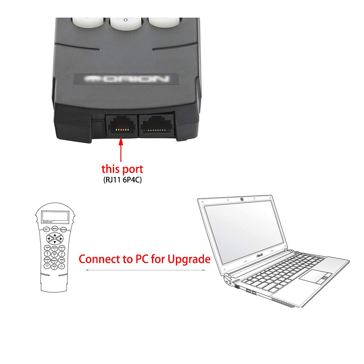 Skywatcher Goto Control Telescope for EQMOD HEQ5pro AZEQ5 AZEQ6 EQ6-R Asiair Synscan Goto USB to RJ11 (16FT - Image 4