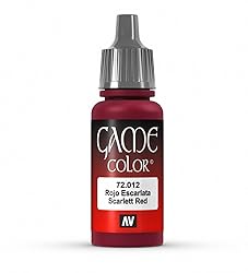 Vallejo Game Color Scarlett Red Paint, 17ml