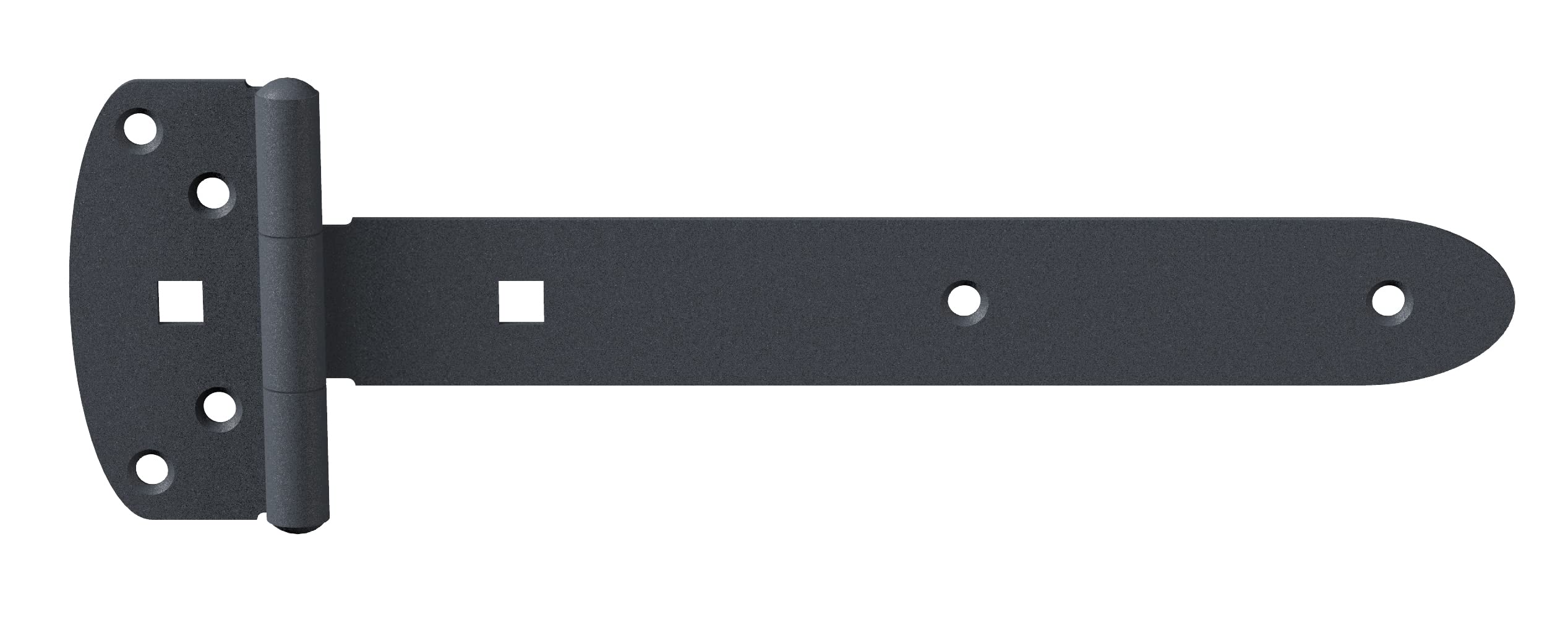 Alberts Graphite Grey Ovado 310653 Cross Riveted Pin Plastic-Coated Band 242 x 34 mm Hinge 90 x 45 mm