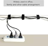 KUUQA Hook Loop Cable Ties 6M x 2CM Reusable Self Adhesive Straps Organizer view 5