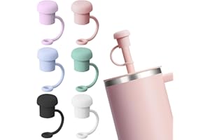 Ghislaine Adjustable Straw Cover Cap for Stanley, Simple Modern, Yeti, Owala, Hydro Flask And All Brand Tumbler 6 to 10mm Straws Tips Lids, Silicone Straw Topper Dust-Proof Stanley Cup Accessories