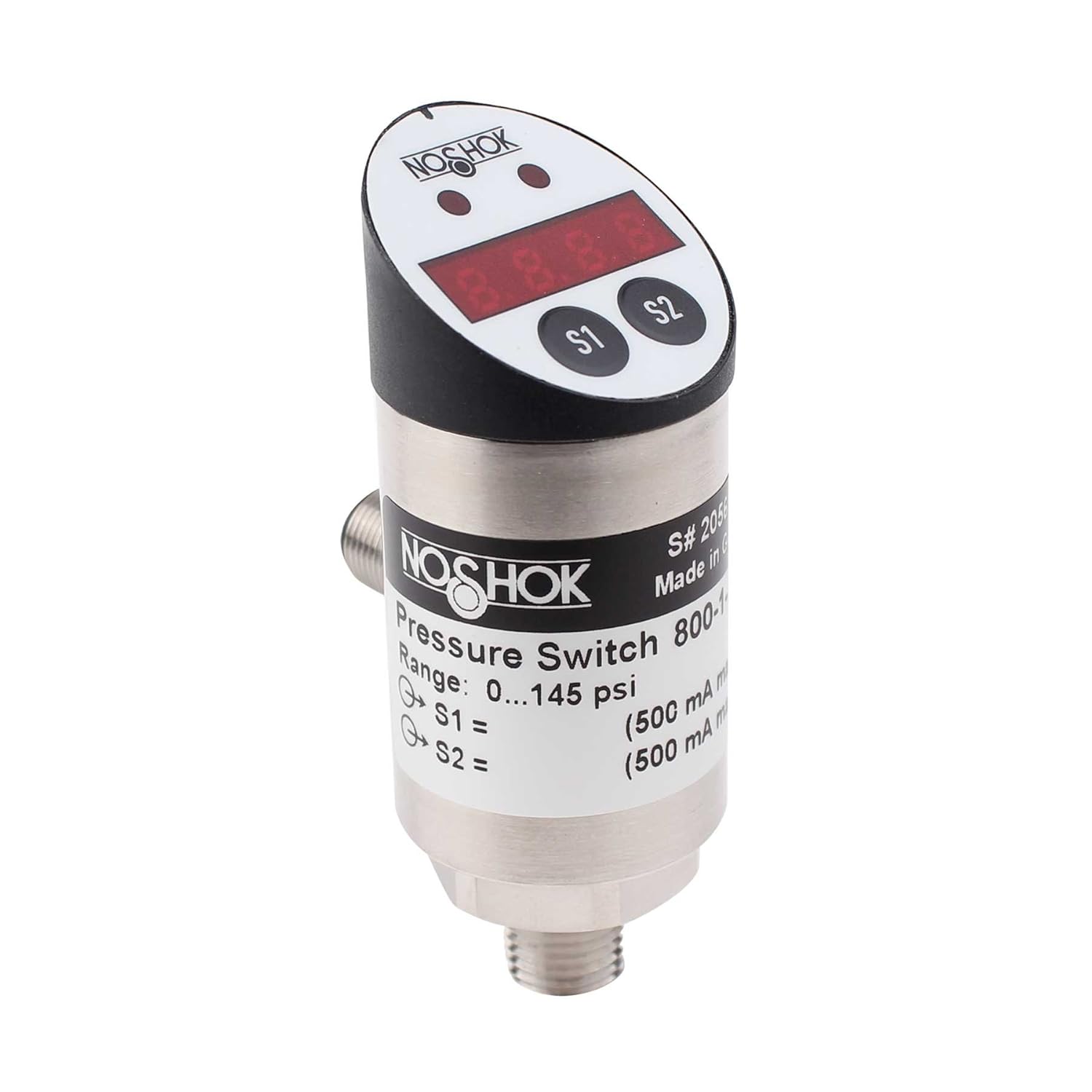 NOSHOK 800 Series Electronic Indicating Pressure Transmitter/Switch, 2