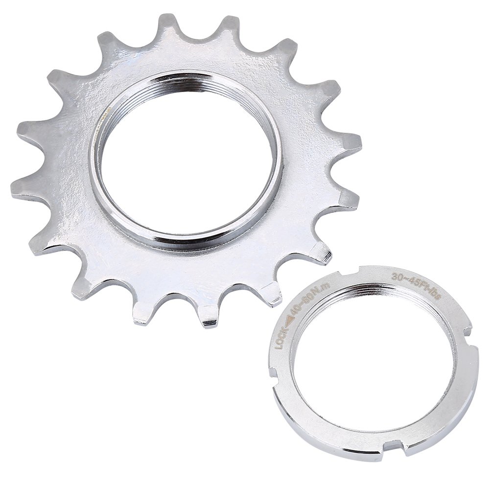Odorkle Bike Freewheel Sprocket,High Strength Steel Single Speed Cog Flywheel Sprockets Parts for Fixed Gear Bike (16T), Odorkle07g23k6vq5-04