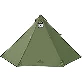 Longeek 2-4 Person Camping Tent 4 Seasons Backpacking Ultralight Easy Up Hot Teepee