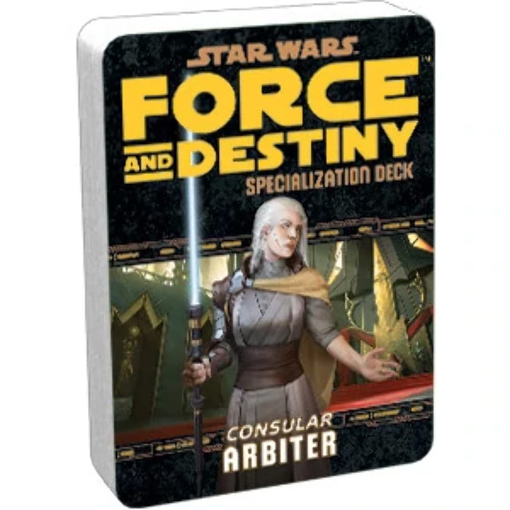 Star Wars RPG: Force and Destiny - Arbiter Specialization Deck - Englisch