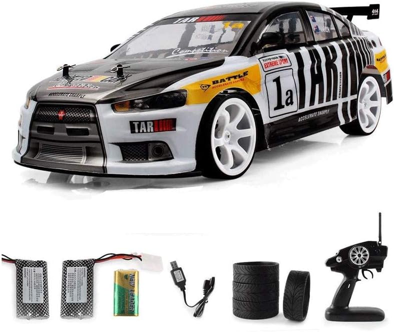 Model Car 1/10 Large Remote Control Car 2.4Ghz Electric 4WD High Speed RC Car with LED Headlight Race Car 70km/h Off-road Truck Suitable for All Adults and Children Exclusive Collectible Model