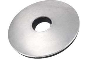 MECCANIXITY Bonded Sealing Washers 25x6.3x2.8mm Stainless Steel EPDM Rubber Backed Screw Gasket, Pack of 50