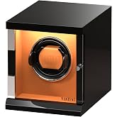 VANTENT Patent Design Watch Winder for Automatic Watches with LED Lighting，Shining Finishing and Quiet Motor