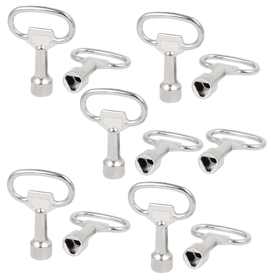 Sourcingmap Triangle Socket Spanner Key 11pcs for 9.5x8.5mm Triangular Panel Lock