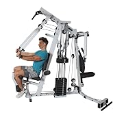 Body-Solid Multi-Station, Single Weight Stack Home Gym Machine, Arm &amp; Leg Strength Training Functional Exercise Workout Station, 210lbs. Black Weight Stacks