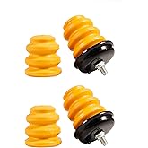 Autycle Front Rear Bump Stops Control Arm Bumper Axle Bumper for Chevy | Replacement for Silverado 1500 for GMC Sierra 1500, 4 pcs 15153958 15712438