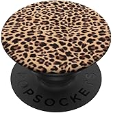 Leopard Print Cheetah Print Animal Print Lover PopSockets Adhesive PopGrip