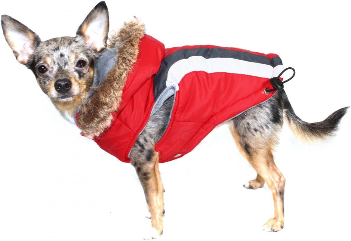 Hip Doggie HD-5SARD-BDXS Swiss Alpine Dog Coat XS Red - Image 4