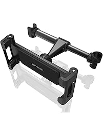 Car Tablet Headrest Mount, Lamicall Tablet Holder : Back seat Stand Cradle Compatible with 4.7~13 inch Like iPad 2017 Pro 9.7, 10.5, 12.9, Air Mini 2 3 4, Accessories, E-Reader, Smartphones - Black