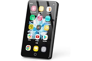 AHENOD 144GB MP3 Player with WiFi & Bluetooth, 4.02” IPS HD Touch Screen, MP4 Player with Speakers, Music Player for Kids, Android Music Player Preloaded with Spotify, Deezer, Play Store