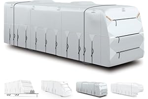 SELIMON 300D Top Class A RV Cover with Waterproof PU Coating Rip-Resistent & Anti-UV Winter Camper Cover Fits 40' to 43' Motorhome