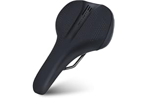 FIFTY-FIFTY Mountain Bike Saddle, Comfortable Memory Foam Bicycle Seat, Soft Waterproof Bicycle Seat for Men and Women, Compatible with MTB, Road Bike, E-MTB