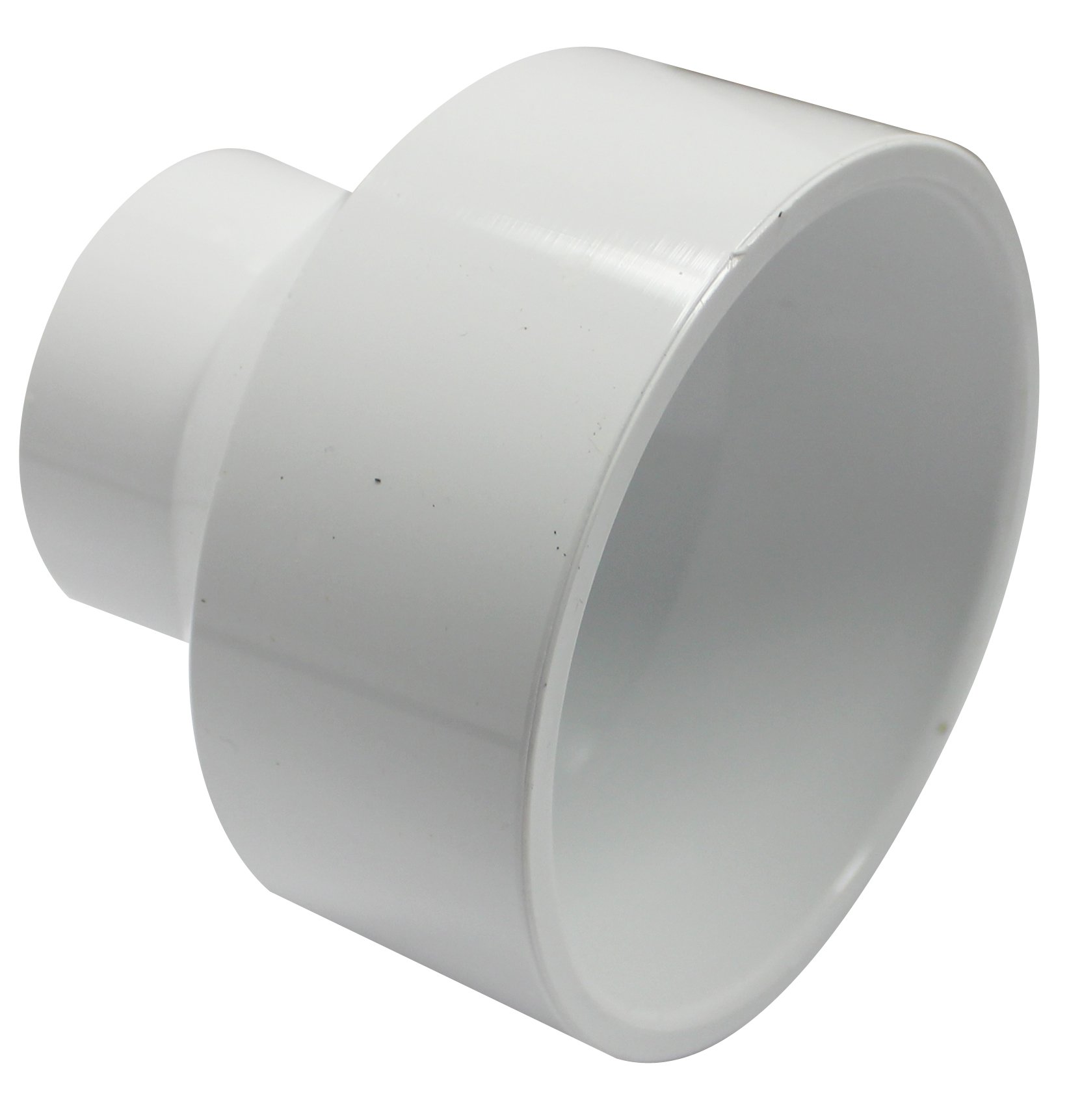 Photo 1 of ***3 ITEMS INCLUDED***Canplas 193023 PVC DWV Reducing Coupling, 3-1 1/2-Inch, White***3 ITEMS INCLUDED**