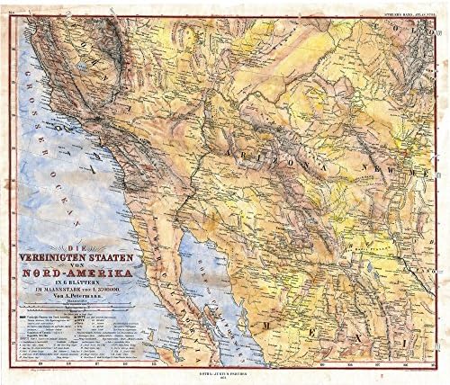 Coachella Custom Map vintage historic antique map poster print